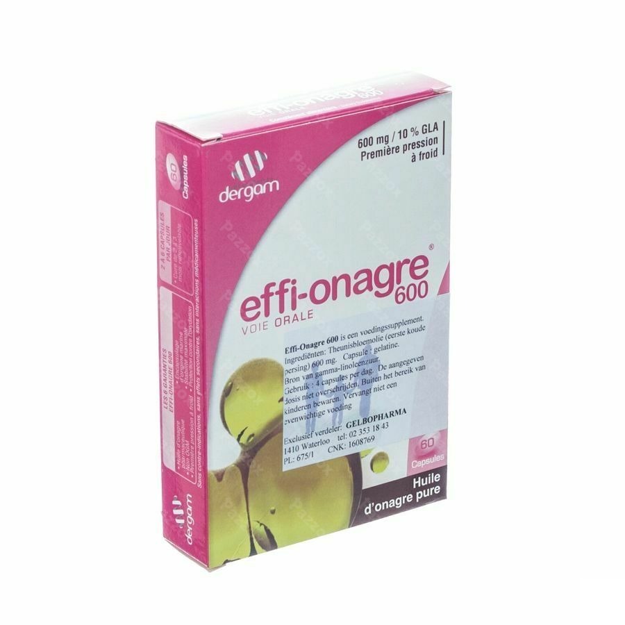 Effi Teunisbloem Dergam Caps 60x600mg