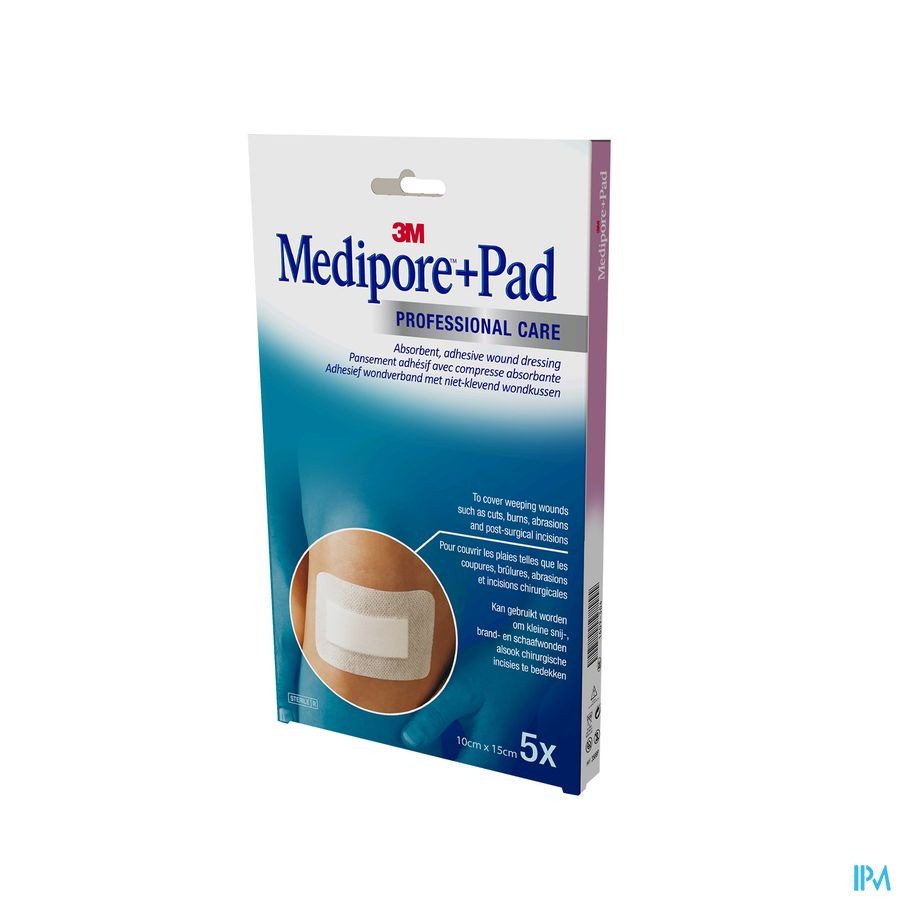 Medipore + Pad 3m 10x15,0cm 5 3569p