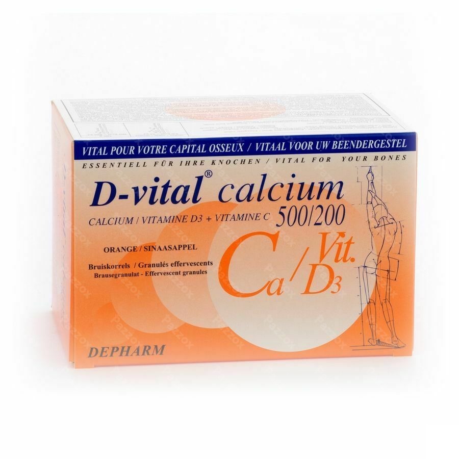 D-vital Calcium 500/200 Sinaas Zakjes 40