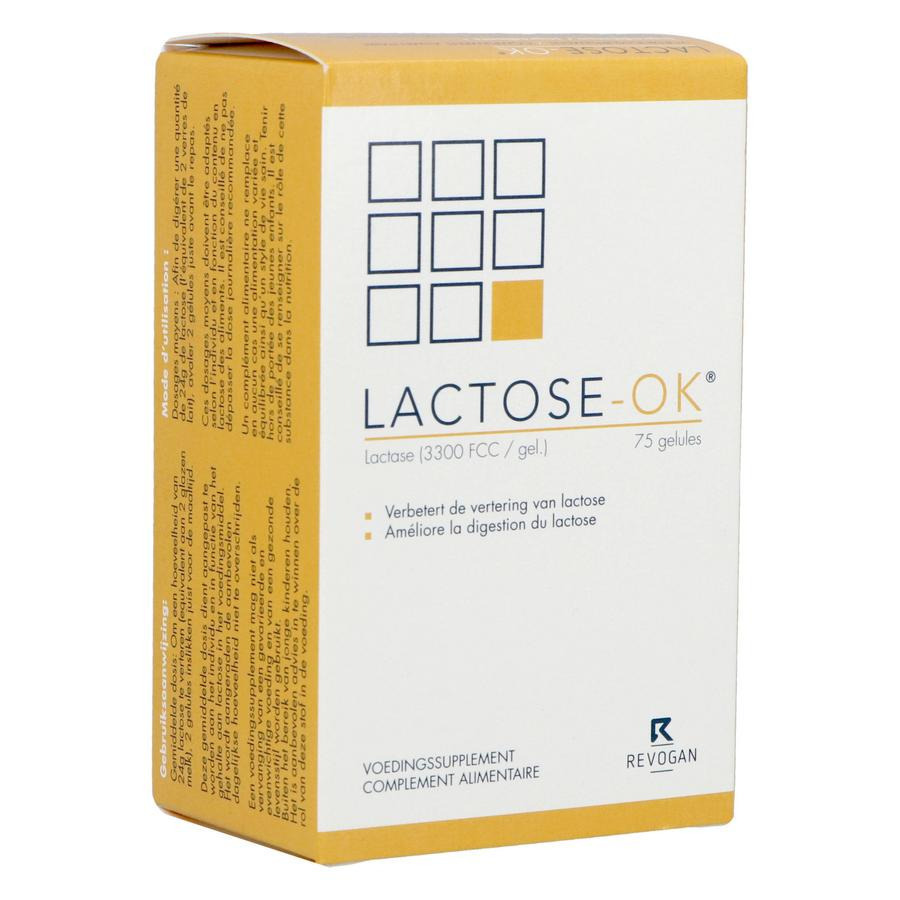 Revogan Lactose-OK 75 Capsules