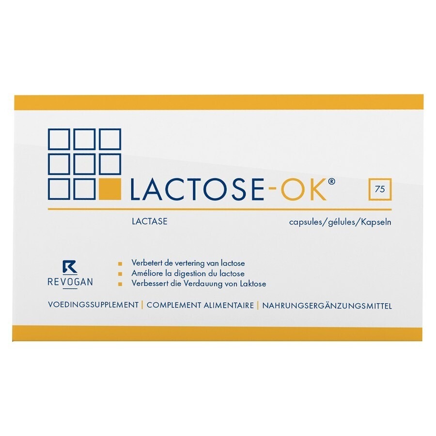 Revogan Lactose-OK 75 Capsules
