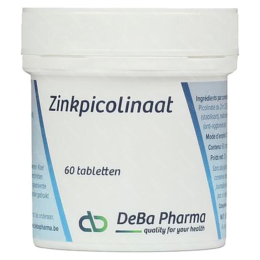 DeBa Pharma Zinkpicolinaat 60 Tabletten