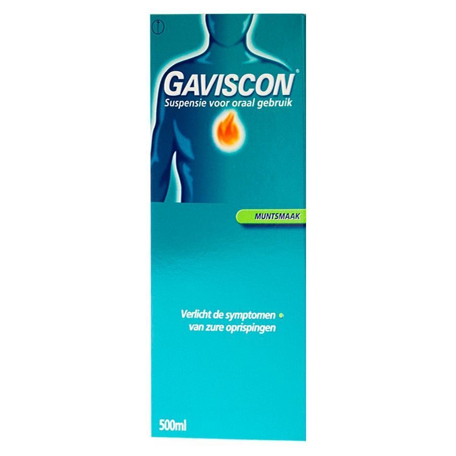 Gaviscon Menthe Munt Susp Buv 500ml