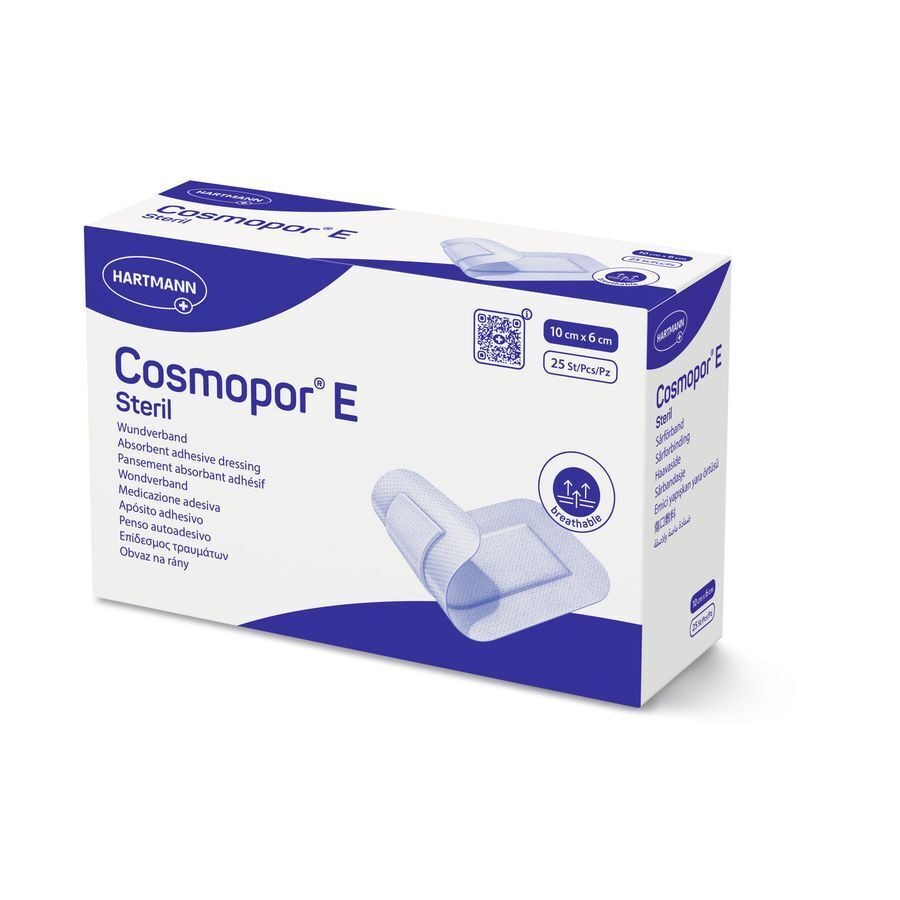 Cosmopor E Latexfree 10x6cm 25 P/s