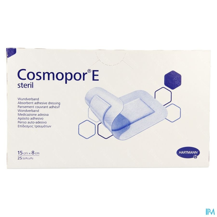 Cosmopor E Latexfree 15x8cm 25 P/s
