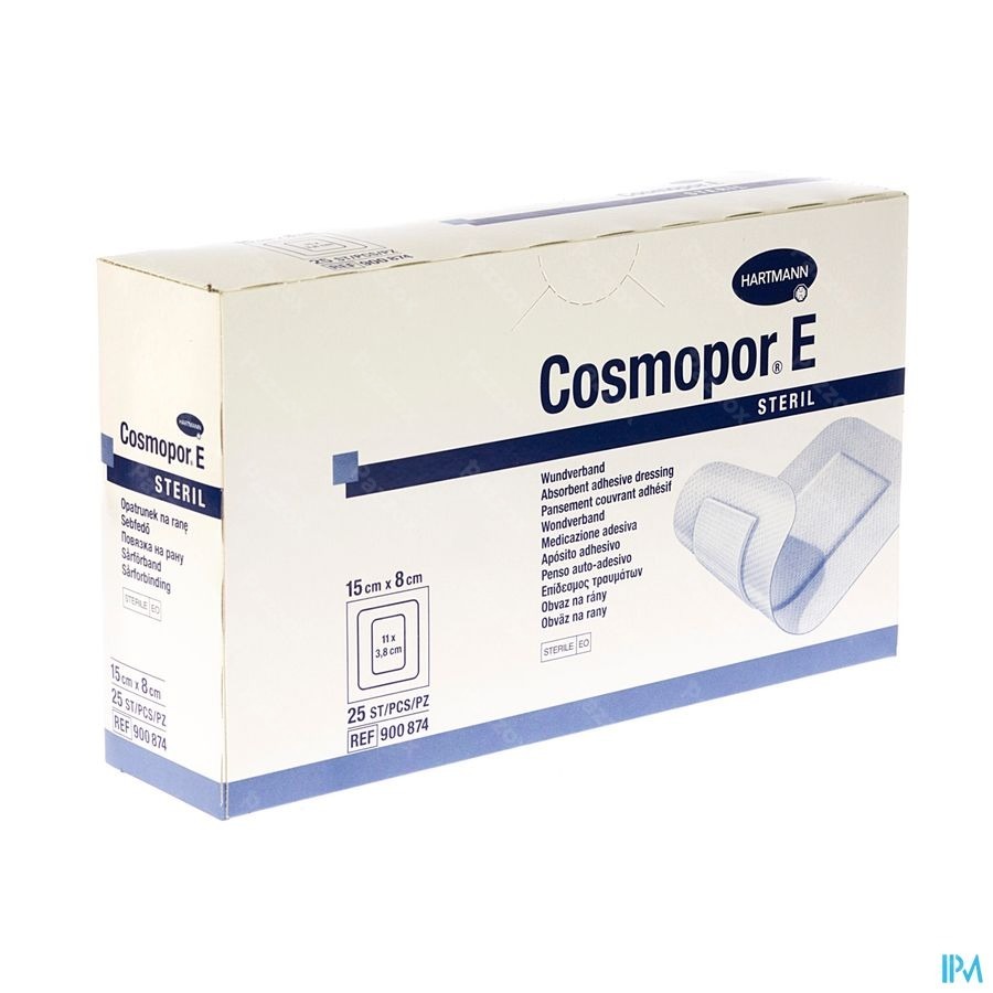 Cosmopor E Latexfree 15x8cm 25 P/s