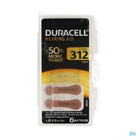 Duracell Easytab Hoorbatterij Da312 6 Bruin