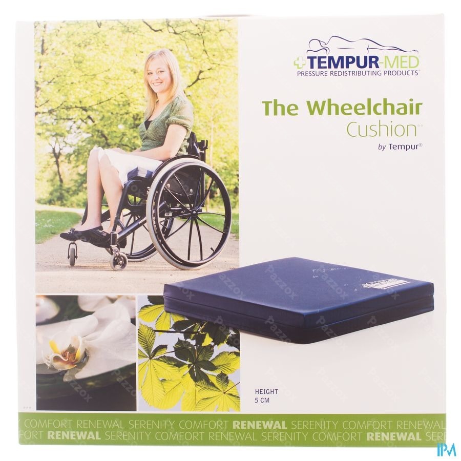 Tempur Stoelkussen + Hoes Incontinentie 40x40cm