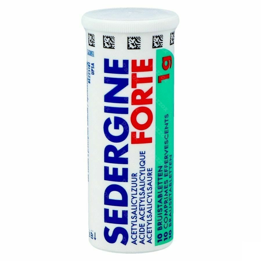 Sedergine Forte 1g 20 Bruistabletten