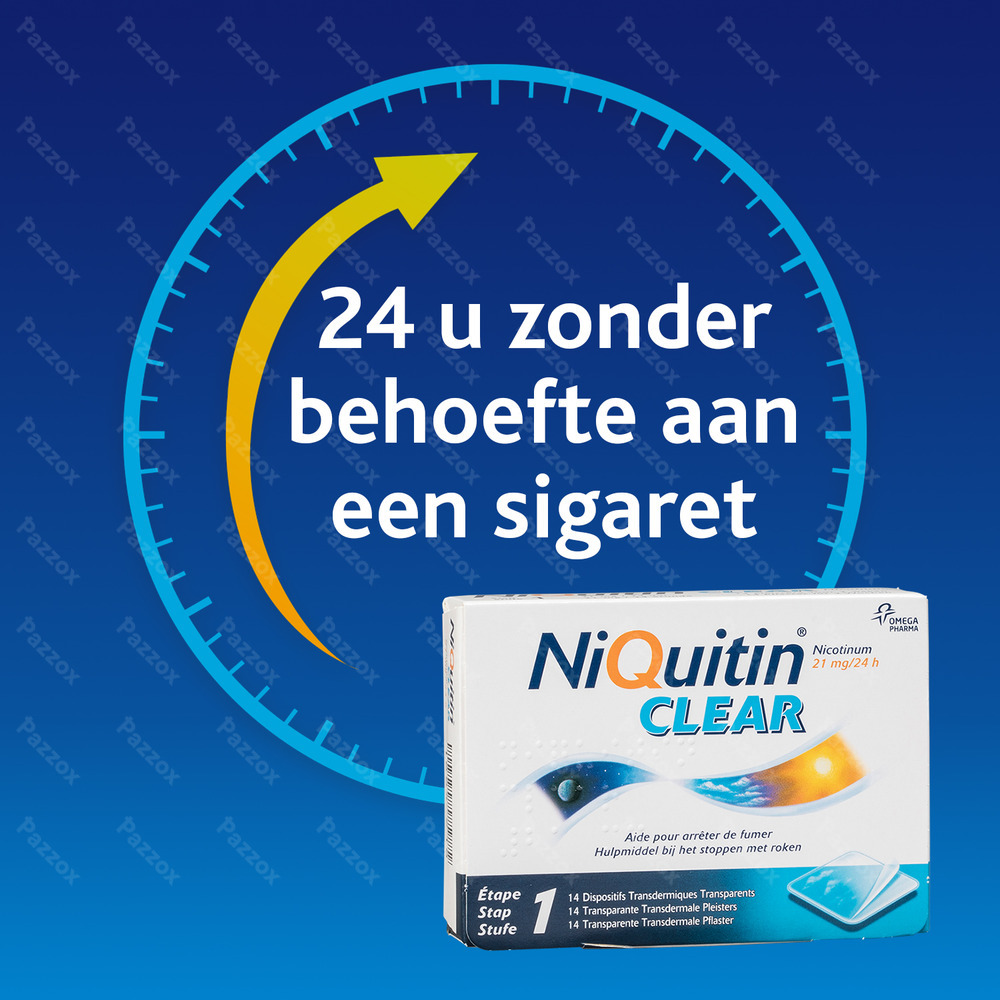 Niquitin Clear Patches 14 X 21mg