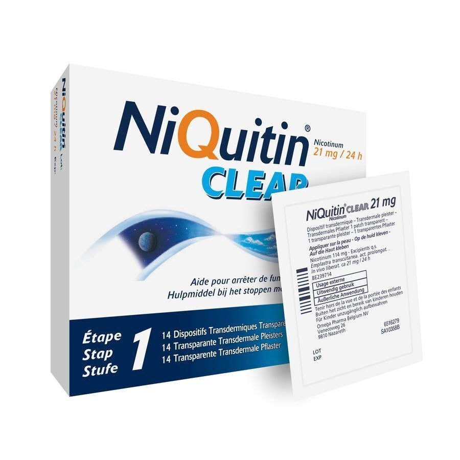 Niquitin Clear Patches 14 X 21mg