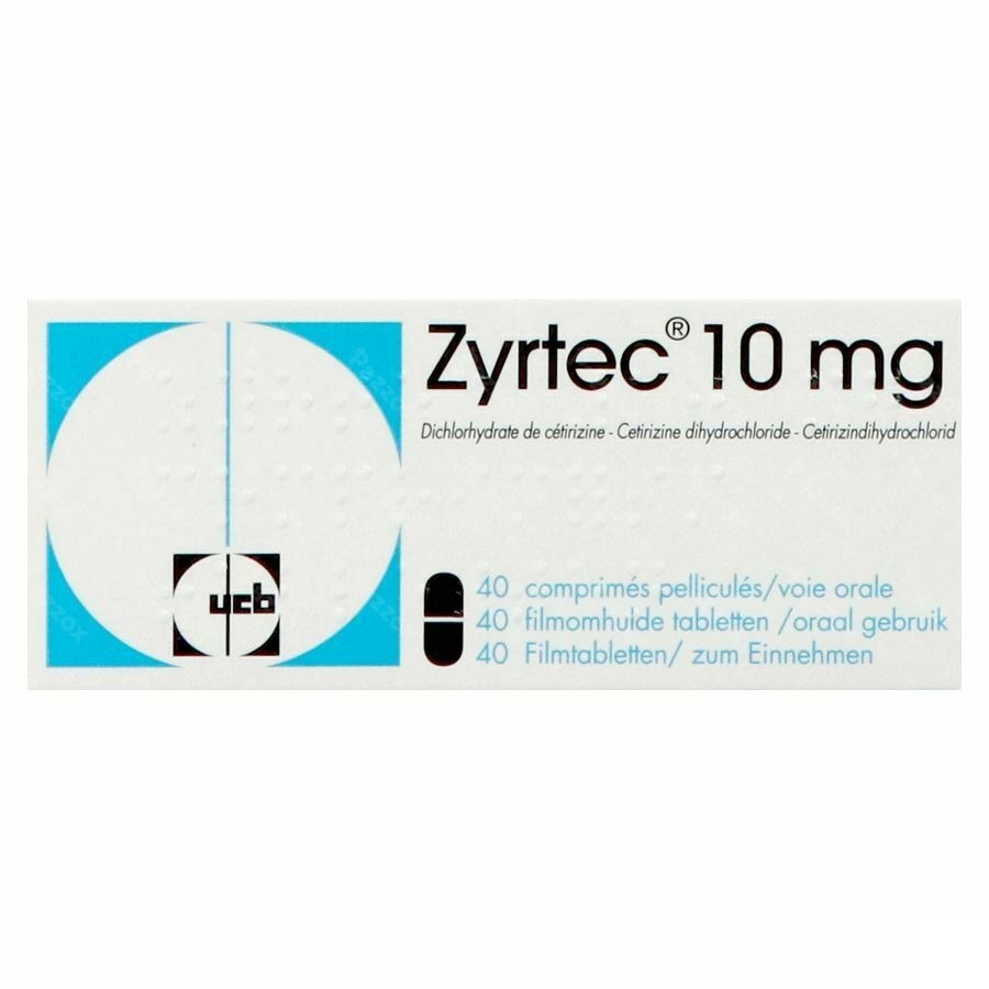 Zyrtec 10mg 40 Tabletten