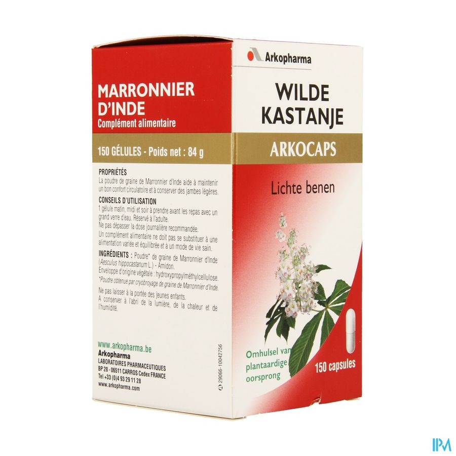 Arkocaps Wilde Kastanje 150x275mg Nf Cfr 4137972