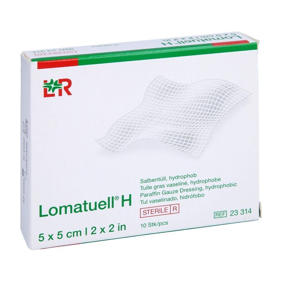 Lomatuell H Kompres Ster 5x 5cm 10 23314