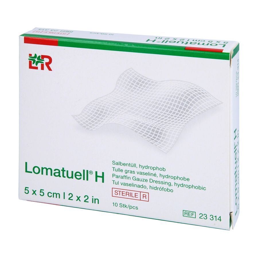 Lomatuell H Kompres Ster 5x 5cm 10 23314