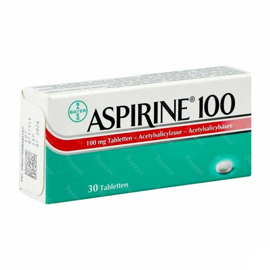 Aspirine 100mg 30 Tabletten