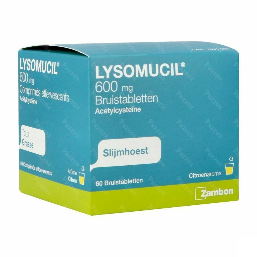 Lysomucil 600mg 60 Bruistabletten
