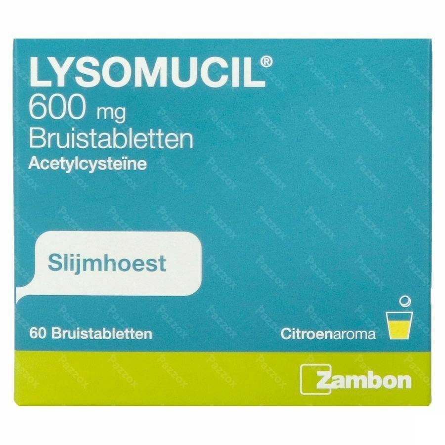Lysomucil 600mg 60 Bruistabletten