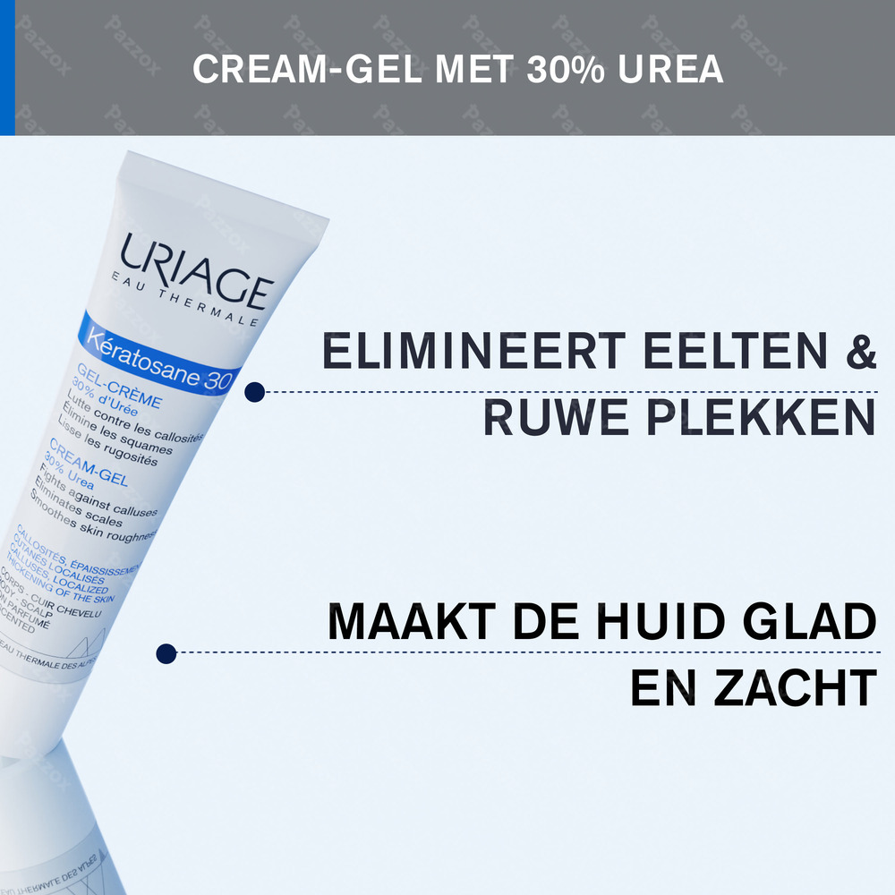 Uriage Kératosane 30% Ureum Droge en Ruwe Huid 40ml