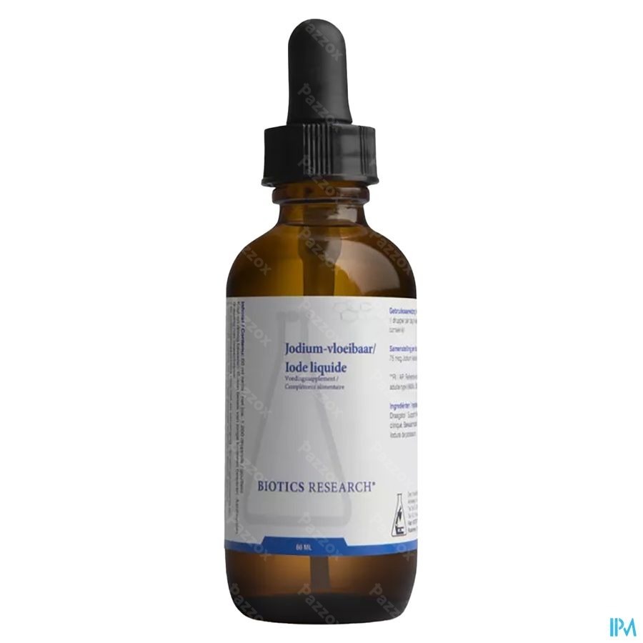 Jodium Vloeibaar Biotics Gutt 2oz