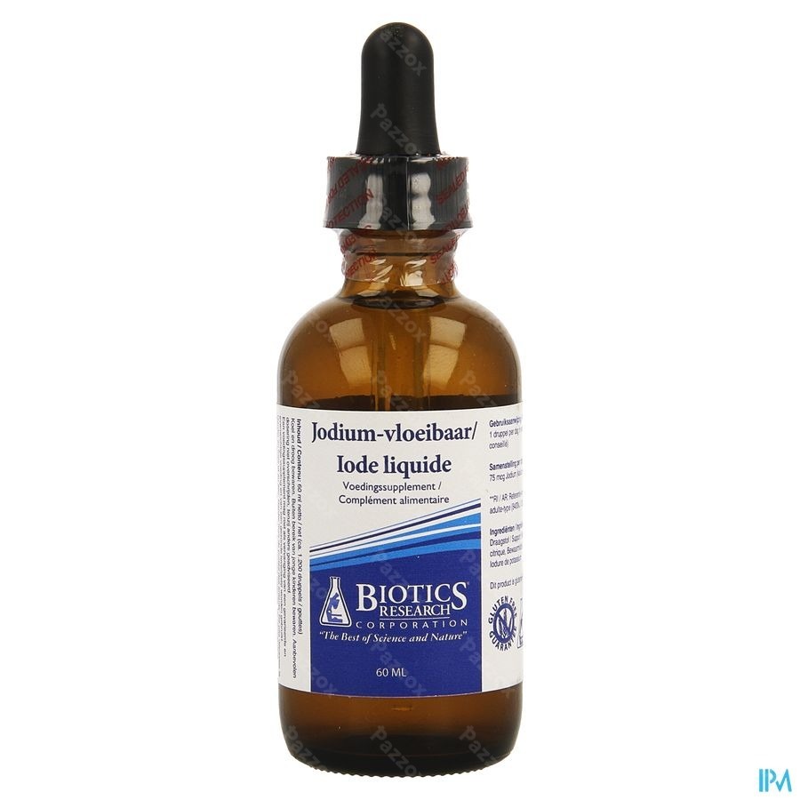 Jodium Vloeibaar Biotics Gutt 2oz
