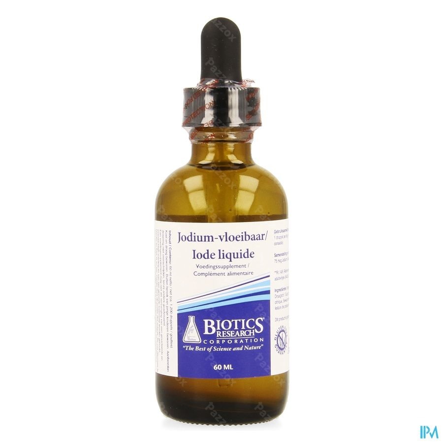 Jodium Vloeibaar Biotics Gutt 2oz