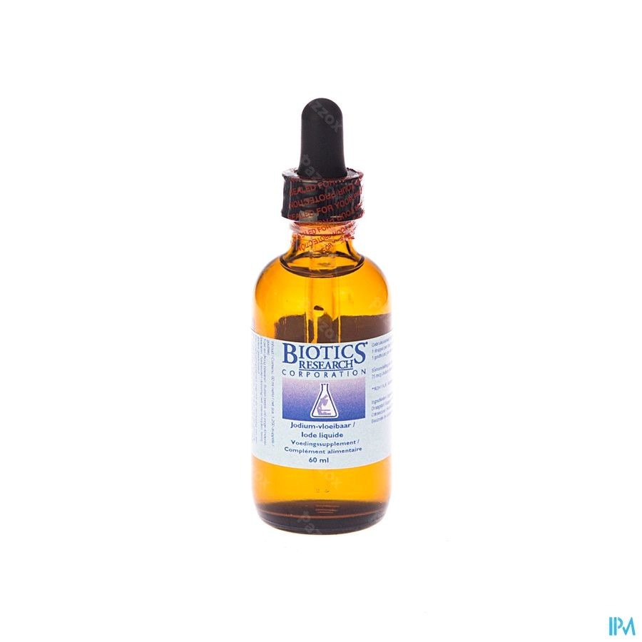 Jodium Vloeibaar Biotics Gutt 2oz