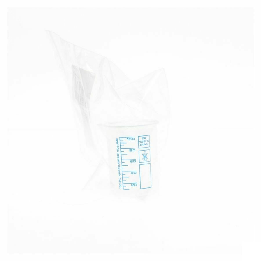 Beker Steriplast Gegradueerd 100ml Pontos