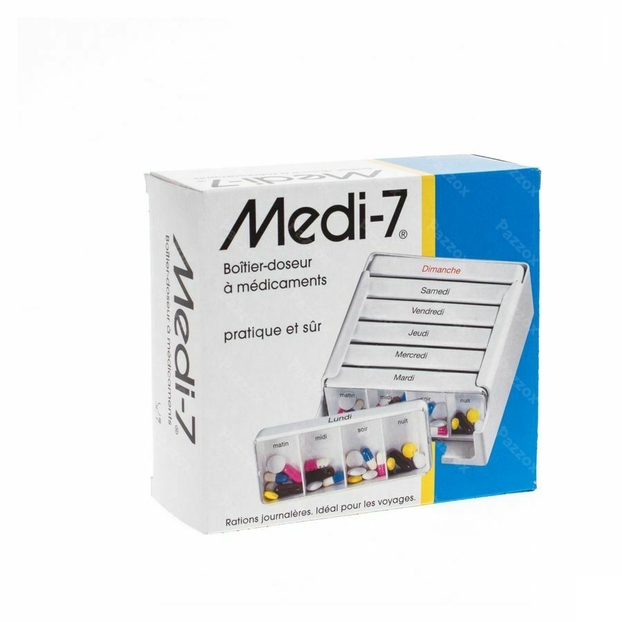 Pillendoos Week Medi-7 Plastiek Pontos