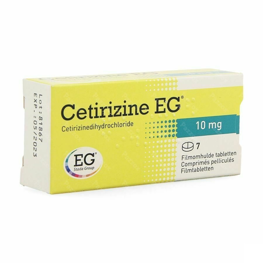 Cetirizine EG           Tabl 7X10Mg