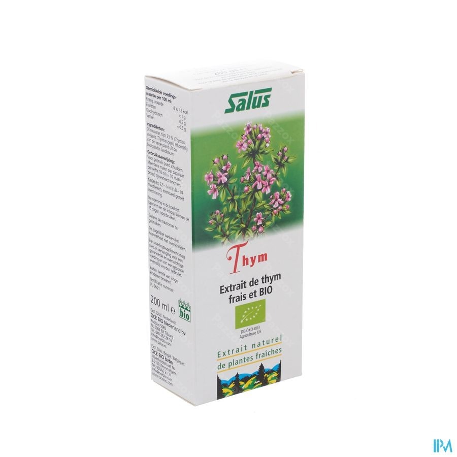 Salus Sap Thijm 200ml