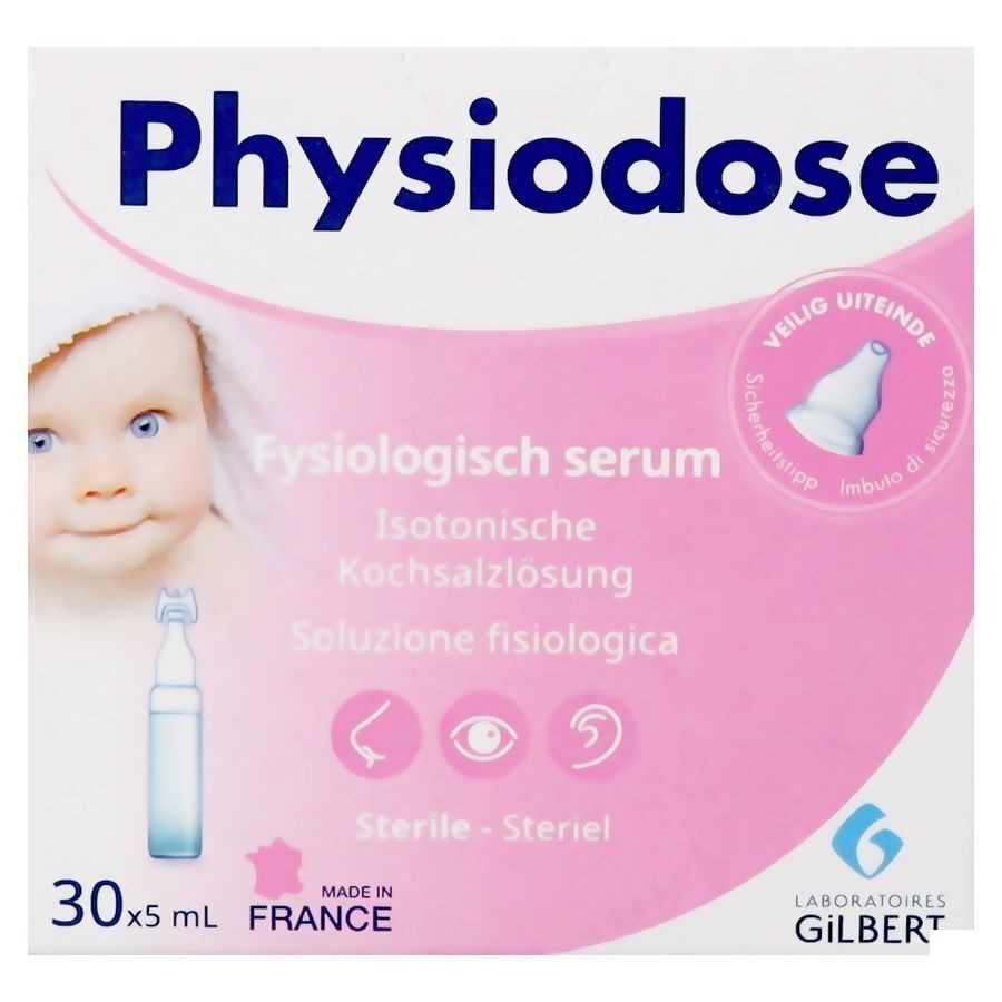 Physiodose Serum Fysio Ud Ster 30x5ml