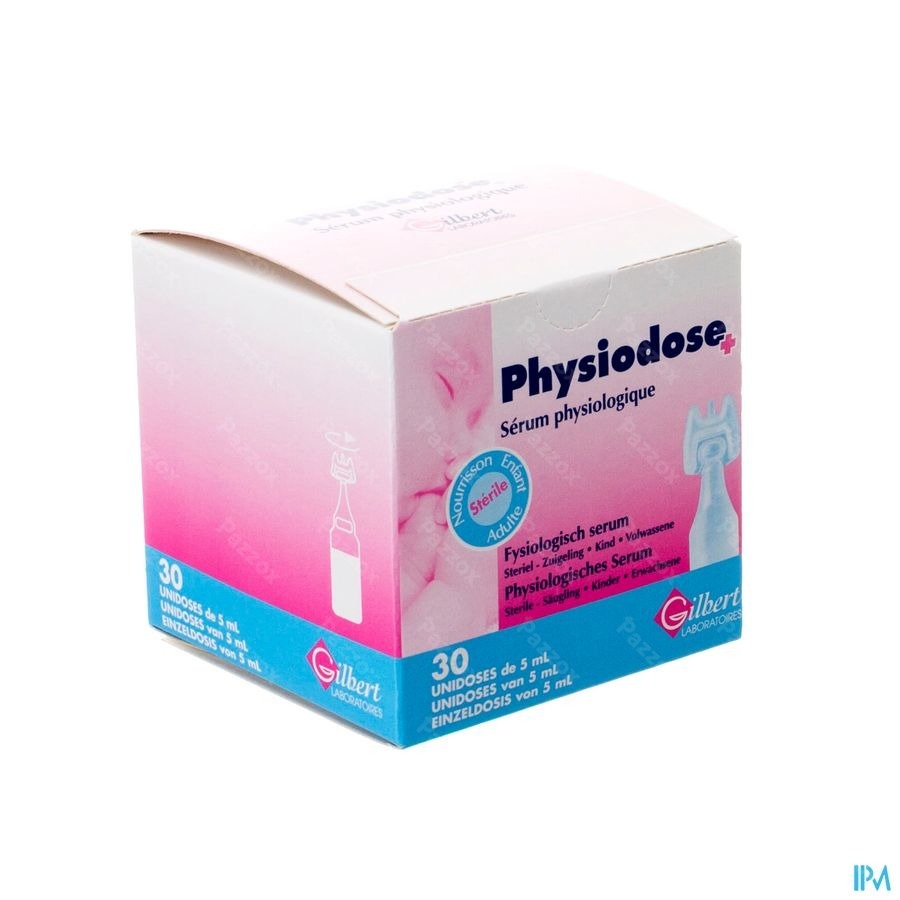 Physiodose Serum Fysio Ud Ster 30x5ml