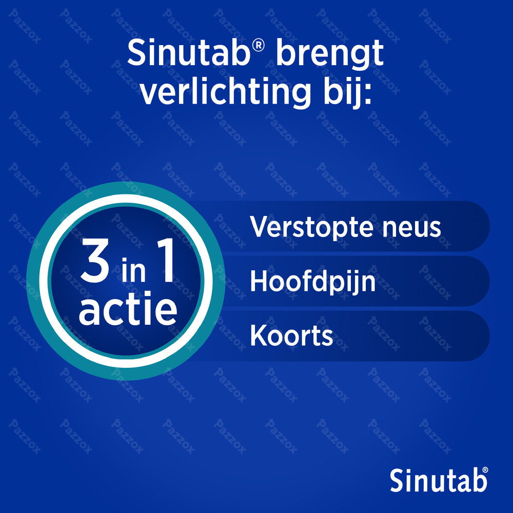Sinutab 500/30mg 15 Tabletten