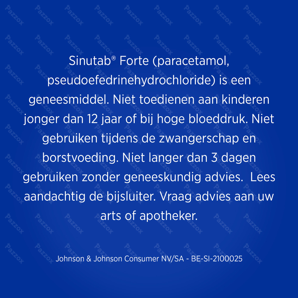 Sinutab Forte 500/60mg 20 Tabletten