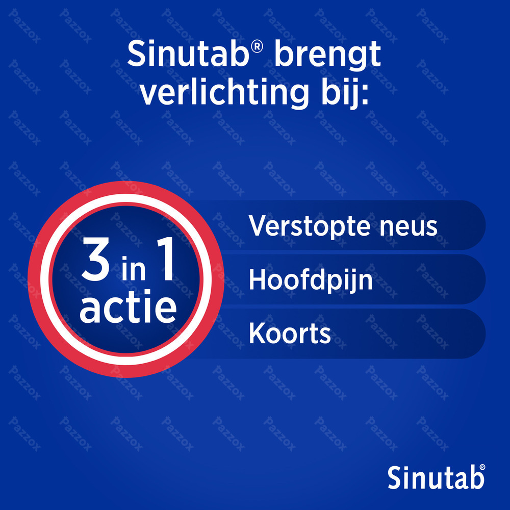 Sinutab Forte 500/60mg 20 Tabletten
