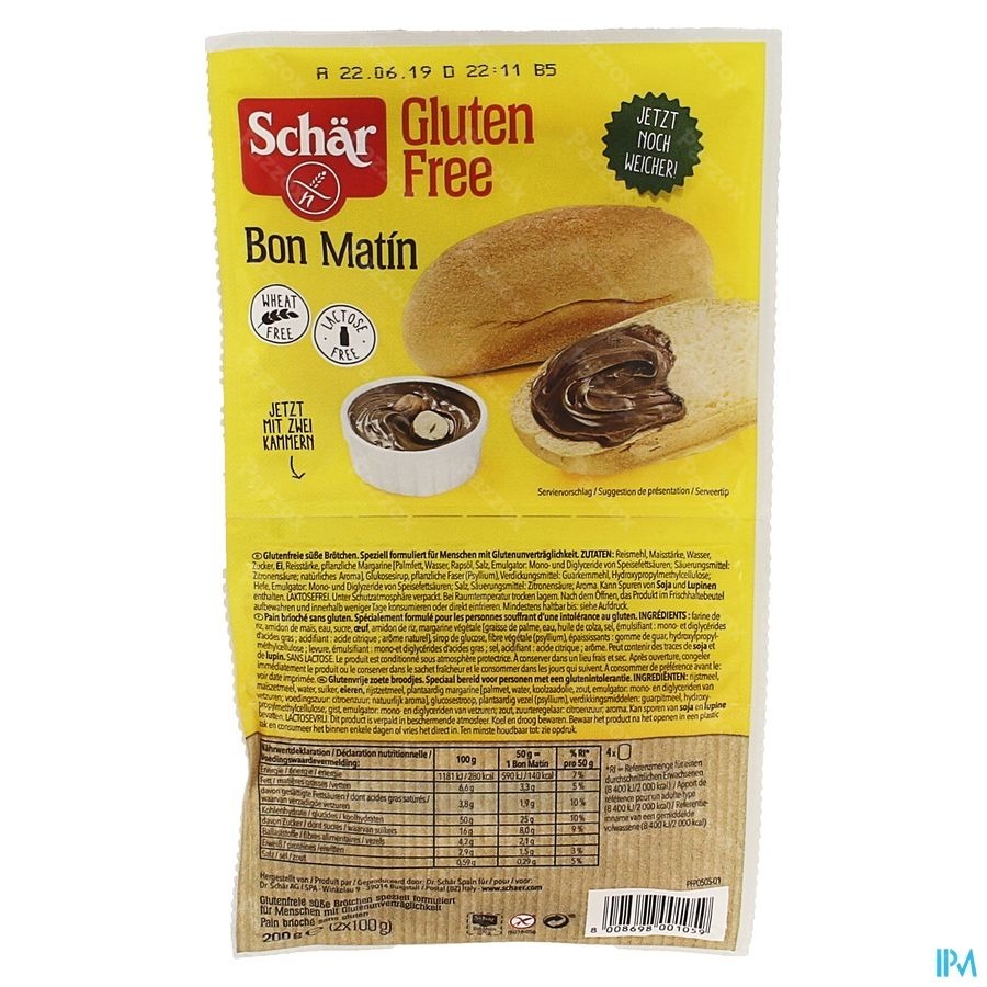 Schar Brood Bon Matin 200g 6463 Revogan