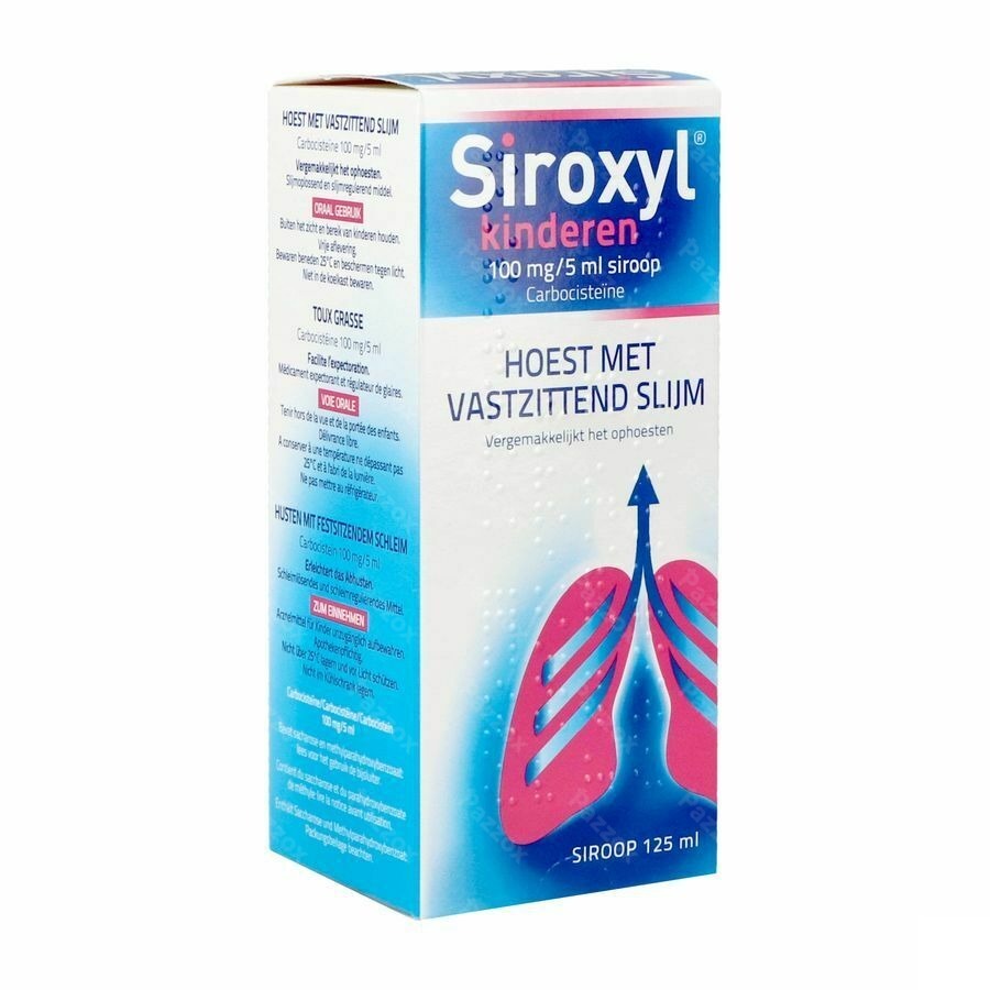 Siroxyl Kinderen 100mg/5ml Slijmhoest Siroop 125ml