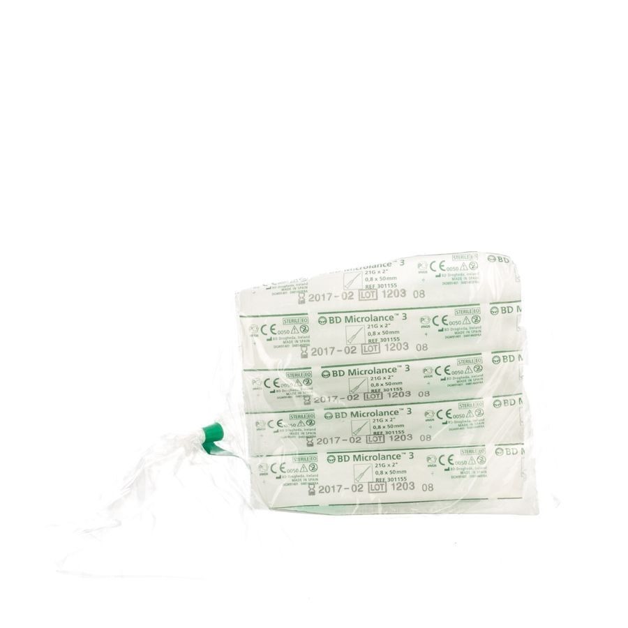 Bd Microlance 3 Naald 21g 2 Rb 0,8x50mm Groen 10