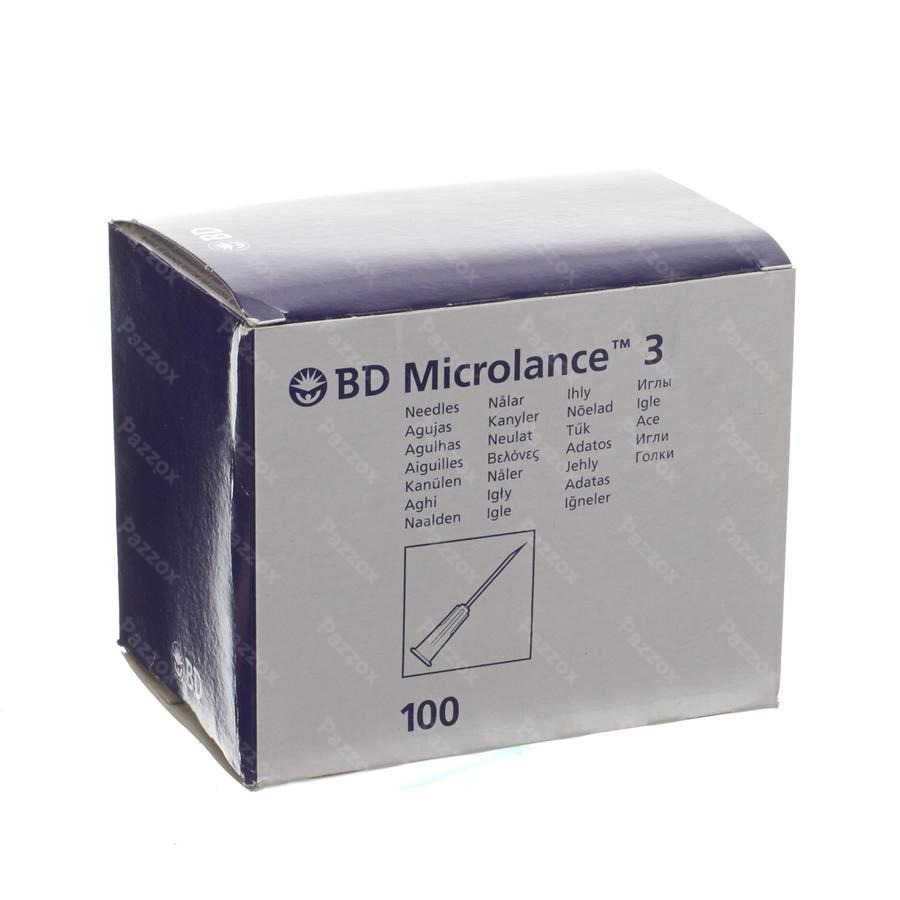 Bd Microlance 3 Naald 23g 1 Rb 0,6x25mm Blauw 100