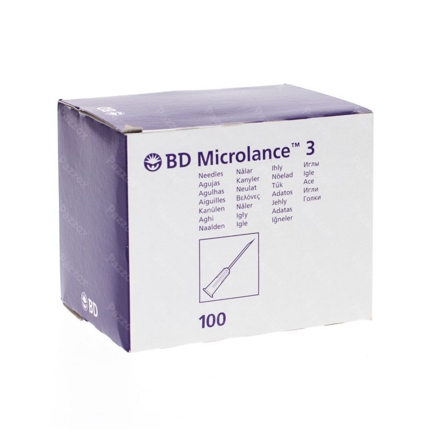 Bd Microlance 3 Naald 23g 1 Rb 0,6x25mm Blauw 100