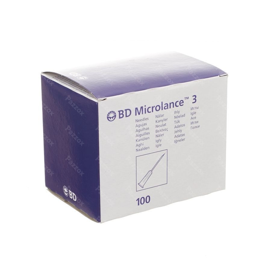 Bd Microlance 3 Nld 25g 5/8 Rb 0,5x16mm Oranje 100