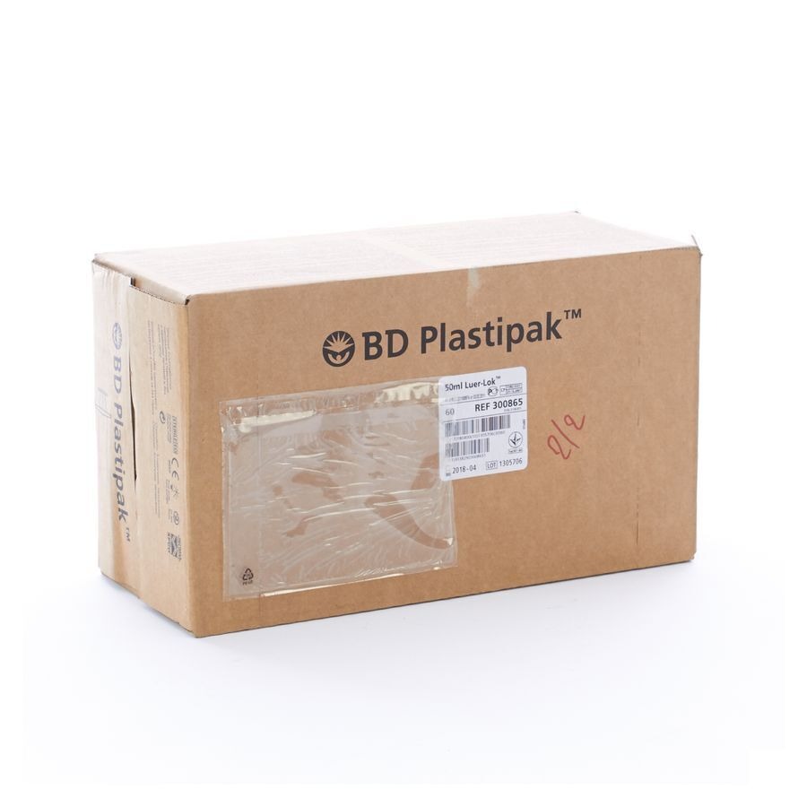 Bd Plastipak Spuit Z/nld Luer-lok 50-60ml60 300865
