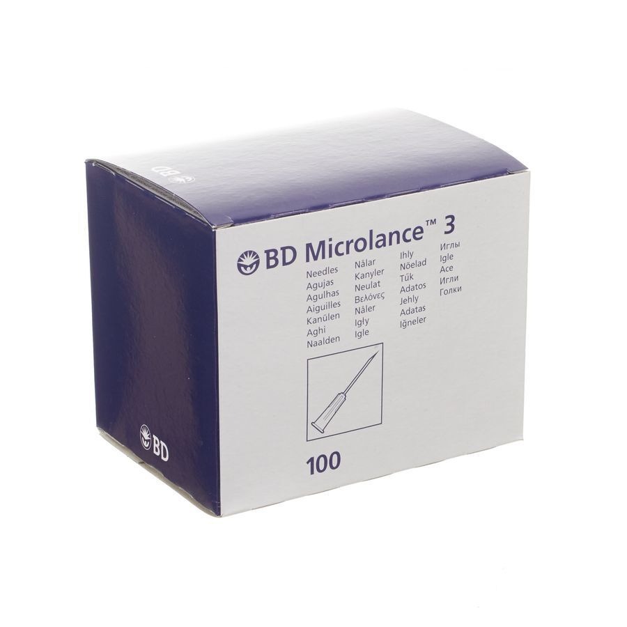 Bd Microlance 3 Nld 26g 1/2 Rb 0,45x13mm Bruin 100