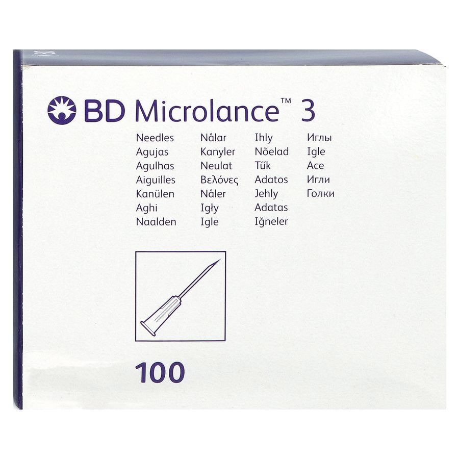Microlance 3 Naald 18g 1/2 1 Sb 1,2mm 40mm 10 Roze