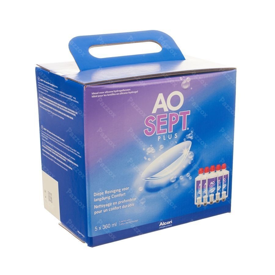 Aosept Plus 6 Maandpack 5x360ml