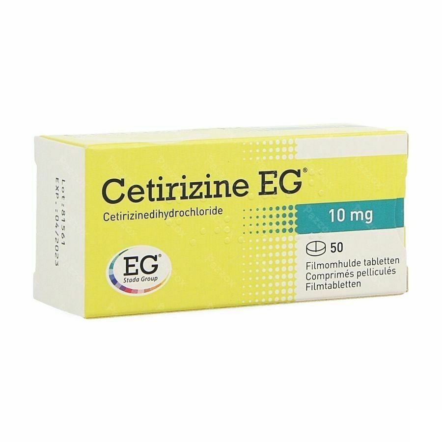 Cetirizine EG 10mg 50 Tabletten