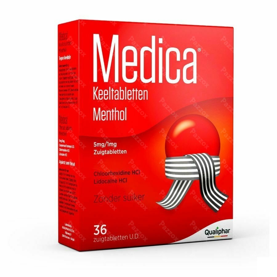 Medica Keeltabletten Menthol bij Keelpijn 30 Zuigtabletten