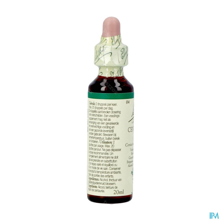 Bach Flower Remedie 04 Centaury 20ml