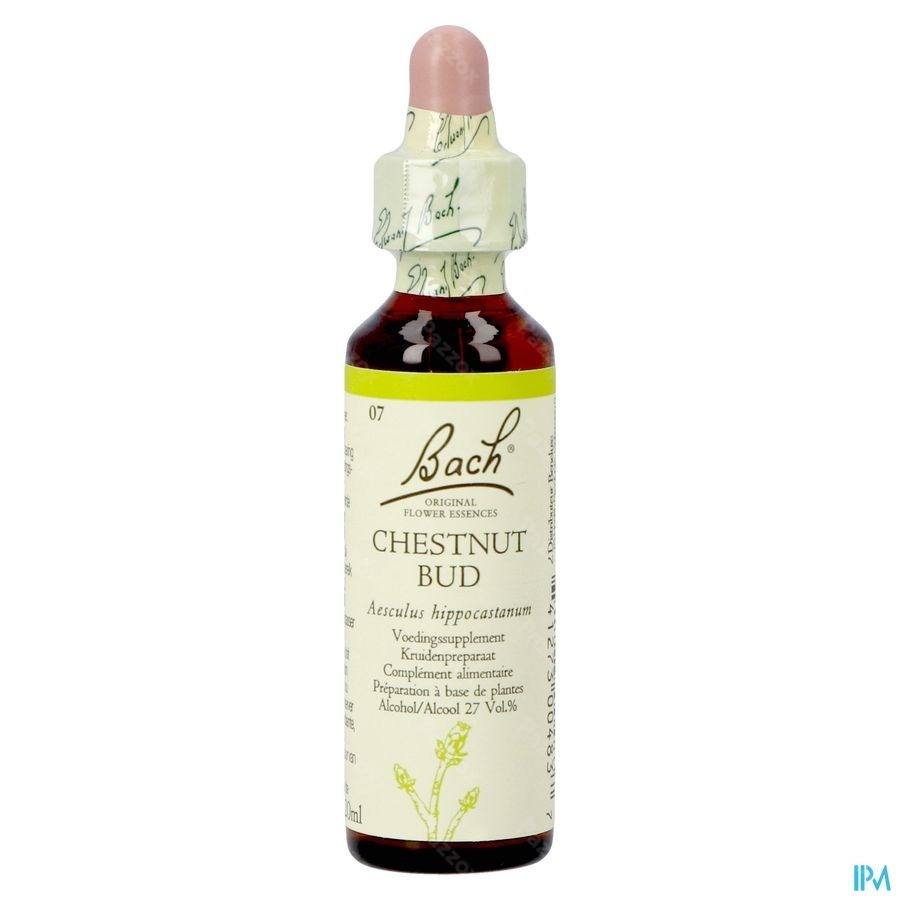 Bach Flower Remedie 07 Chestnut Bud 20ml